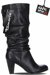 Tamaris Schuhe Damen Stiefel Normalschaft black 1-25386-29, Schuhgröße:EUR 39