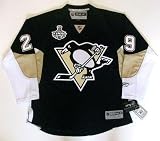 Marc Andre Fleury Pittsburgh Penguins 09 Cup Reebok Premier Home Jersey - XX-Large