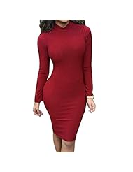 Long Sleeves Cocktail Plaid Print Cotton Bandage Dress/Bodycon Dress/Club Dress/Party Dress 
