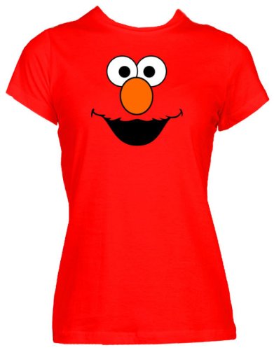 Sesame Street Red Elmo Women's T-shirt Medium