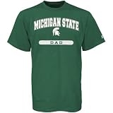 Russell Michigan State Spartans Green Dad T-shirt