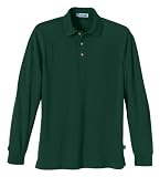 Men's Long Sleeve Pique Polo Shirt