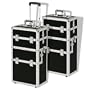 Alu Trolley Alukoffer Pilotenkoffer Schwarz