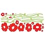 RoomMates RMK1168GM Poppies Peel & Stick Appliques