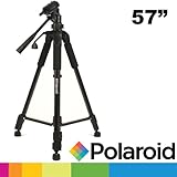 Polaroid 57" Photo / Video Tripod Includes Deluxe Tripod Carrying Case For  ....