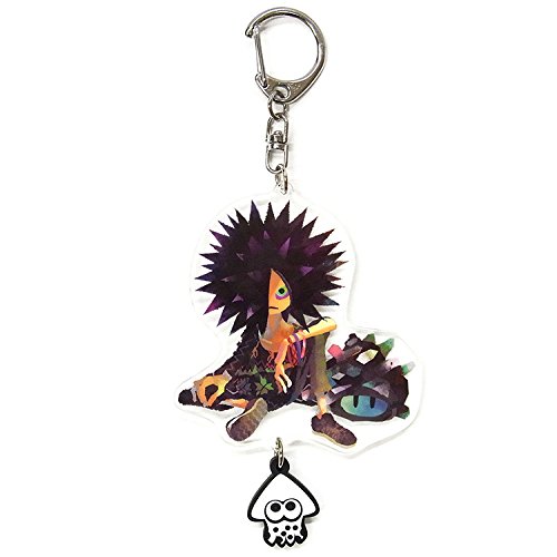 スプラトゥーン ダウニー イカす ラバーつき アクリルキーホルダー