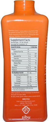 Sibu Beauty - Seven Omega 7 Pure - 750 ml.