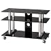Hama LCD-/Plasma TV-Rack 780 mm mit zwei Ablagen schwarzglas