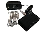 Logiix 7 Port Powered Hub - Black Rubber Finish Powered