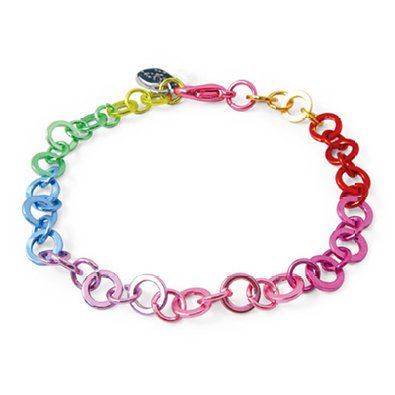 CHARM IT! Rainbow Link Chain Bracelet
