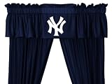 New York Yankees NY Window Treatments Valance and Drapes
