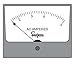 Analog Panel Meter, Black Spade Type Pointer, DC Voltage, 0V to 150V