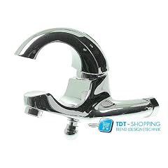 Eleganter ausgefallener Bad Chrom Wannen Einhandmischer Wasserhahn Armatur