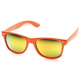 Reflective Color Mirror Lens Neon Color Wayfarers Style Sunglasses