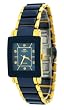 Oniss #ON603-LG2 Women's Prezioso Blue Ceramic Collection Watch with Gold Trim