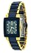 Oniss #ON603-LG2 Women's Prezioso Blue Ceramic Collection Watch with Gold Trim