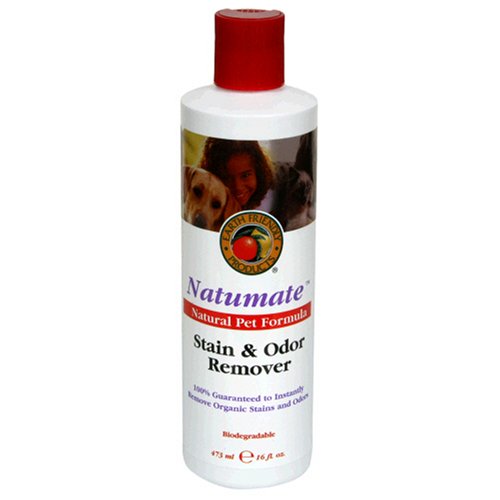 Earth Friendly Products Natural Pet Stain & Odor Remover, 16 Ounces (Pack of 4)