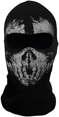 Amyila 12 Styles Ghost Skull Balaclavas Skiing Cosplay Mask Hood (04)