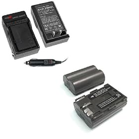 Battery + Charger for Canon Digital SLR EOS 40D/EOS 50D
