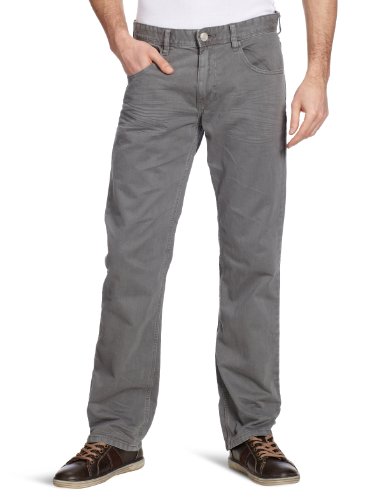 TOM TAILOR Herren Hose Niedriger Bund 64001430010/colored washed marvin, Gr. 38/34, Grau ( Preisvergleich