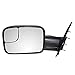 Sideview Door Mirror Tow Pkg - Driver Side - Fits Dodge Ram 1500 2500 3500