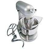 KitchenAid KP26M1XNP Professional 600 Series 6-Quart Stand Mixer, Nickel Pearl
