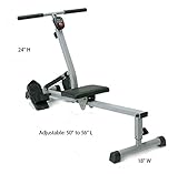 Rowing Machine Adjustabe Rower Body Regatta fun 5 minutes daily Exercise Rowing Boat with LCD Counter