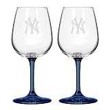 New York Yankees Wine Glass Set