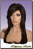 Hollywood_hair4u - Long Layered #2 Brown Black Mix Wig Kanekalon Heat Resistant Synthetic Fiber Wig with Packed Root Top *NEW*