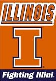 Illinois Fighting Illini - 2-Sided 28 X 40 Banner W/ Pole Sleeve