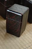 Solid Kiri Wood, Japanese Style Tea Canister (Square)