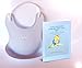 Cute Silicone Baby Bibs Waterproof, Very Cool. Elegant Light Blue Color Plus Healthy Recipes E-book for Babies. Feeding Clean and Easy with Food Catcher Pocket.