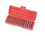 TEKTON 4825 1/4-Inch Drive Deep Impact Socket Set, SAE, 9-Piece