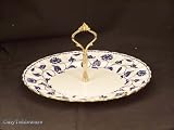 Spode Blue Colonel Gold #Y6235 Hostess Tray
