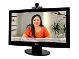 24 LG AVS2400 Executive Video Conferencing Monitor All in one 1080p Full HD 1920x1080 w/ Camera RJ45 HDMI Black 1000-000H-0384