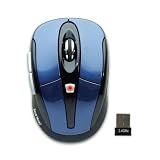 Gear Head 2.4 GHz Wireless Optical Nano Mouse - Blue/Black (USB) (MP2650BLU-CP10)