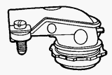 Thomas & Betts XC2911 90 Flexible Steel Conduit Connector