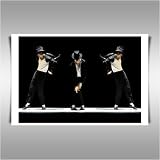 MICHAEL JACKSON THRILLER A1 CANVAS ART PRINT POSTER 41l7vsnvTOL. SL160 MICHAEL JACKSON THRILLER A1 CANVAS ART PRINT POSTER