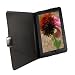 Tuff-Luv Bi-Axis Napa Leather Case Cover for Apple iPad - Black