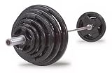 Body Solid 300 lb. Rubber Grip Olympic Weight Set Model OSR300S - FREE SHIPPING