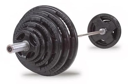 Body Solid 300 lb. Rubber Grip Olympic Weight Set Model OSR300S - FREE SHIPPING