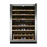 Frigidaire FFWC38F6LS 38 Bottle Two-Zone Wine Cooler - Stainless Steel