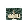 George Mason Univ "Gmu" 3/16" Charm/Pendant