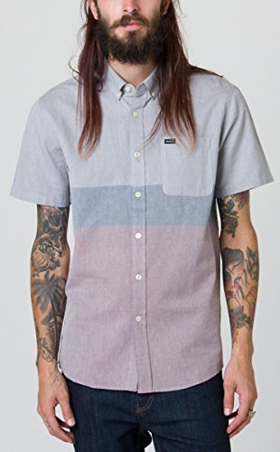 RVCA Men's That'll Do Block Short Sleeve Shirt
