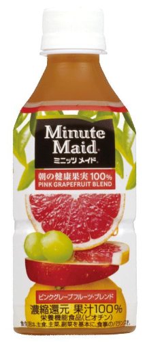 ミニッツメイド ピンクグレープフルーツ350ml×24本