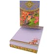 Asian Floral Bird Decorated Magnetic closure mini notepad