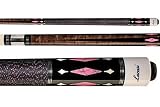 Lucasi Lady Pink Stone Inlay Pool Cue (L-L30)