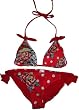 Women's Ed Hardy Swimwear Bathing Suit 2 Pc. Bikini Red
