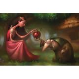 Snow White By Adam Ford - 10" X 14" Canvas Print ~ foveditions