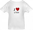 I LOVE UTAH - UTAH TODDLER - State-series - White Toddler T-shirt